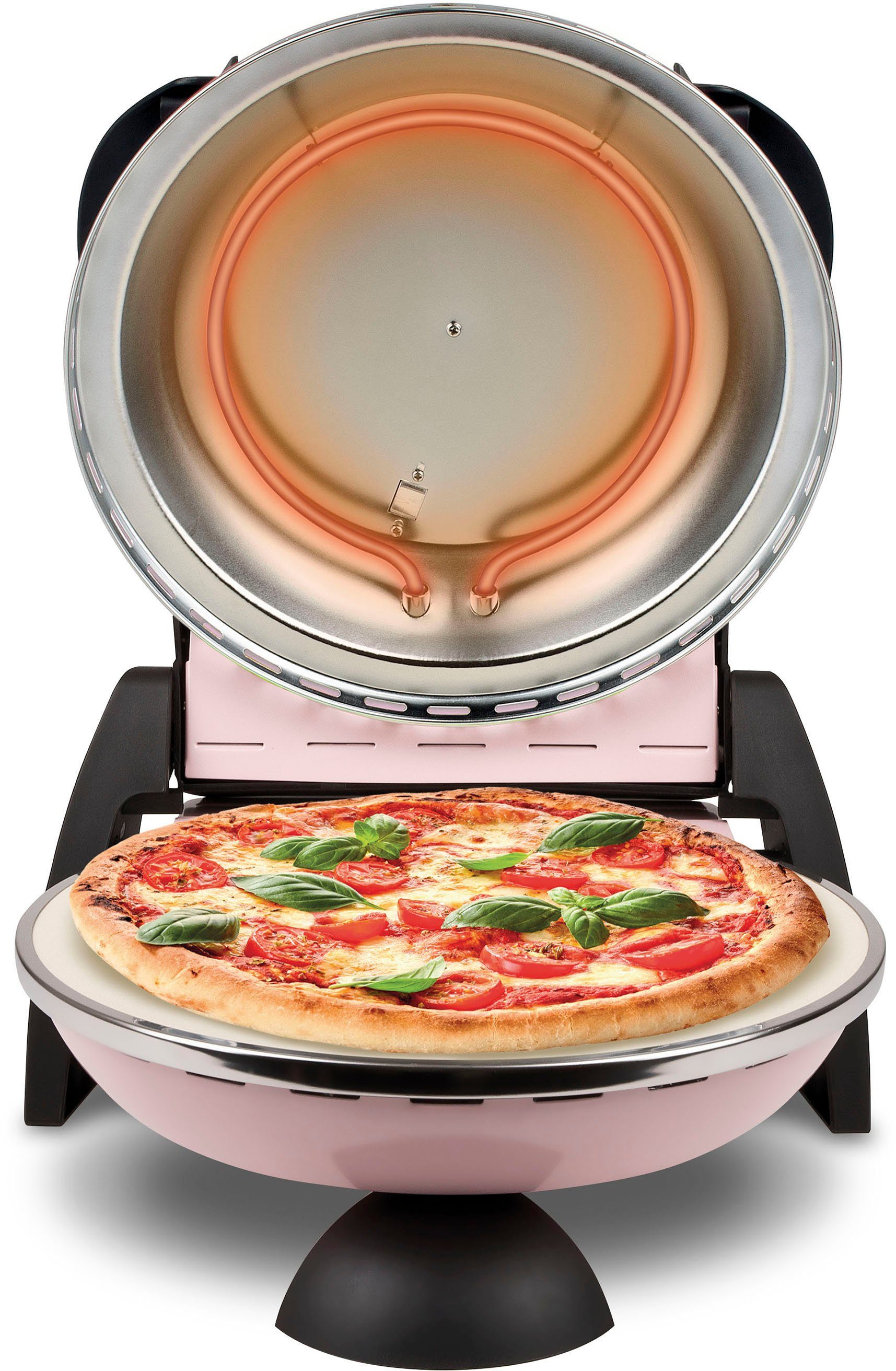G3Ferrari Pizzaofen Delizia G1000616 Limited Edition, bis 400 Grad mit feuerfestem Naturstein