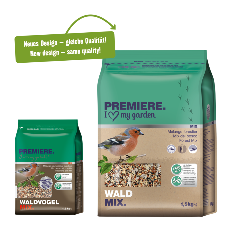 PREMIERE Wildvogelfutter PREMIERE Wald-Mix 1,5kg