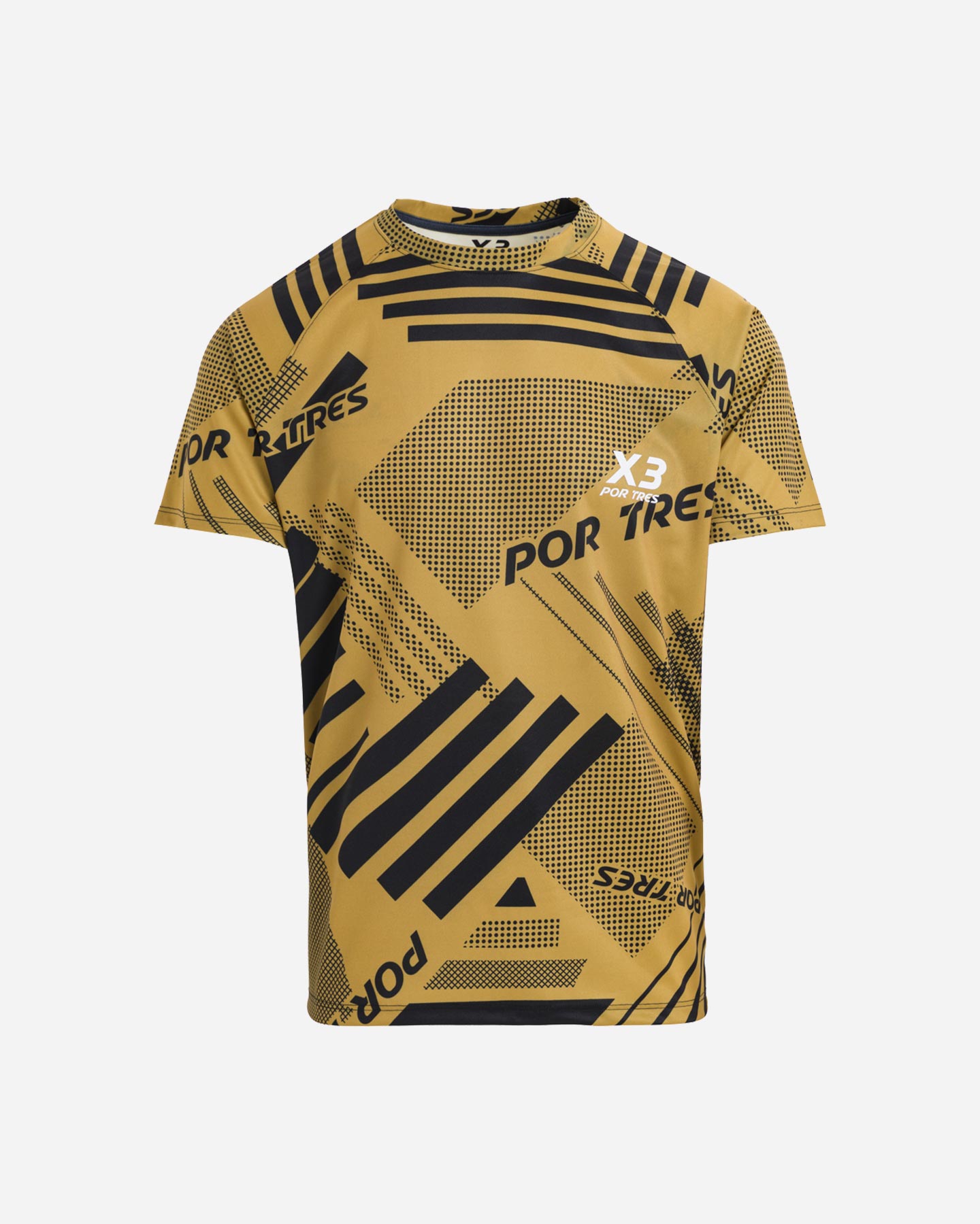 Tenisové tričko X3 Por Tres Milano M X3-1013-BR