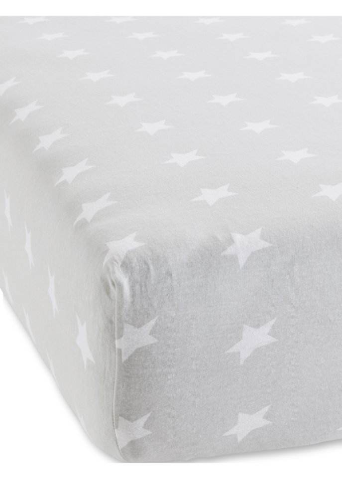 Jersey Spannbettlaken mit Sternen