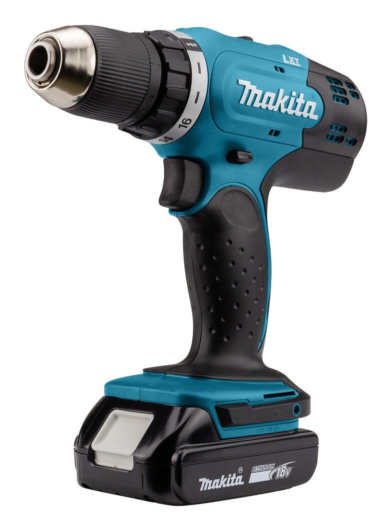 Makita Akku-Bohrschrauber, 18 V, DDF453SYE LXT 18V, 2 x 1,5 Ah Li-Ion + Lader im Koffer