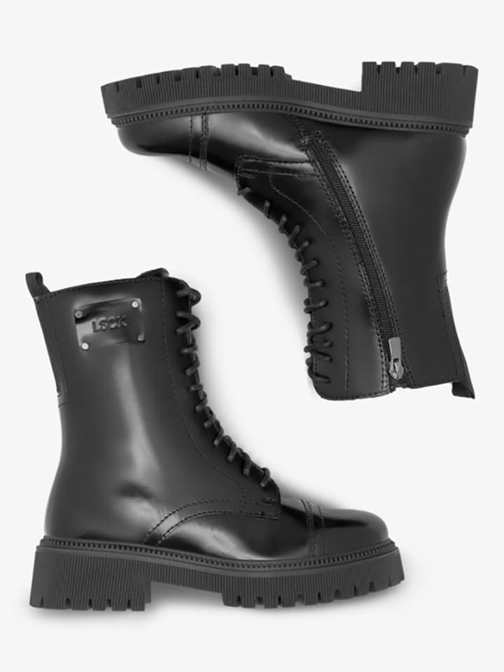 Lasocki Leder-Boots in Schwarz günstig kaufen
