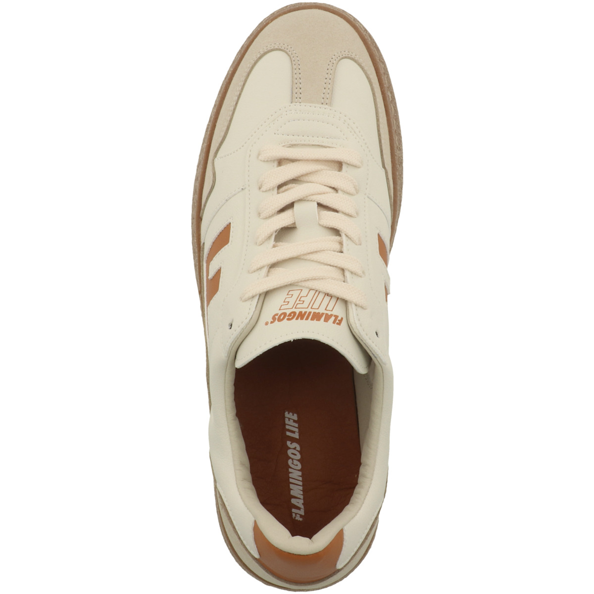 Flamingos Life Burela Bold Sneaker Low creme