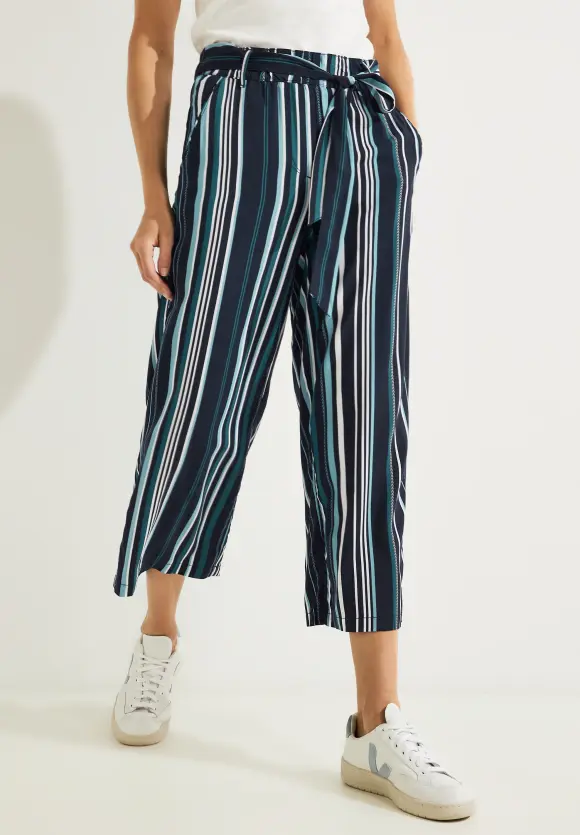 CECIL Loose Fit Hose mit Streifen