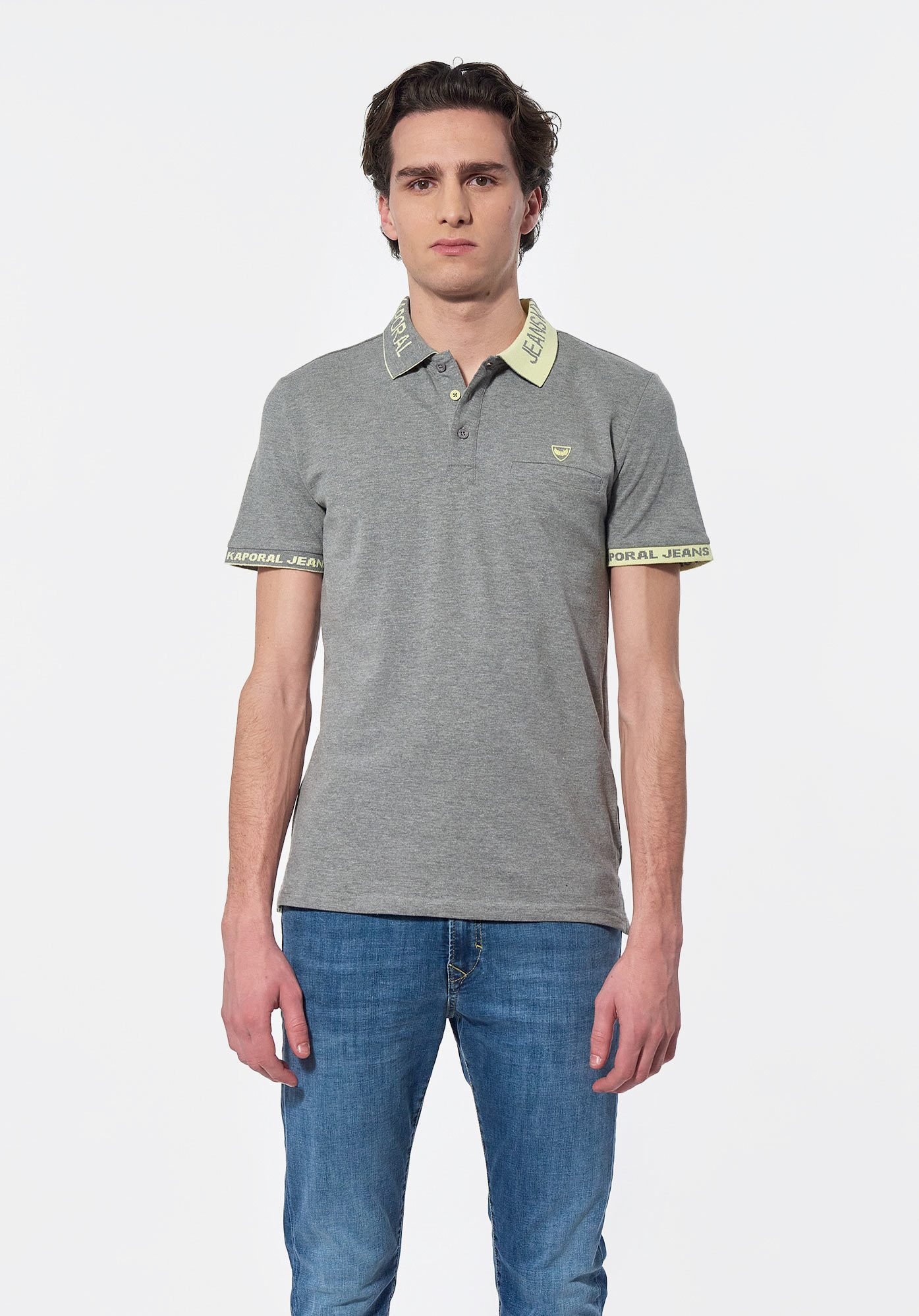 CYKO   Polo gris Homme