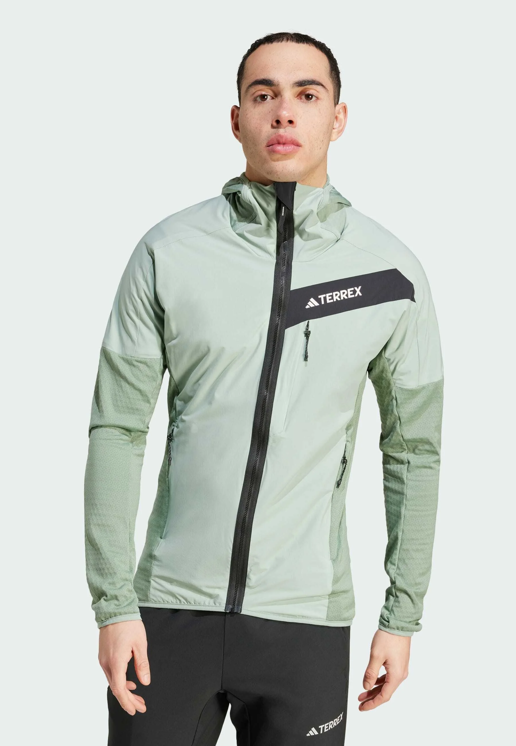 Adidas Terrex TERREX TECHROCK HOODED FLEECE - Chaqueta polar