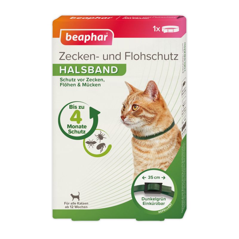 beaphar Zecken- & Flohschutz-Halsband für Katzen