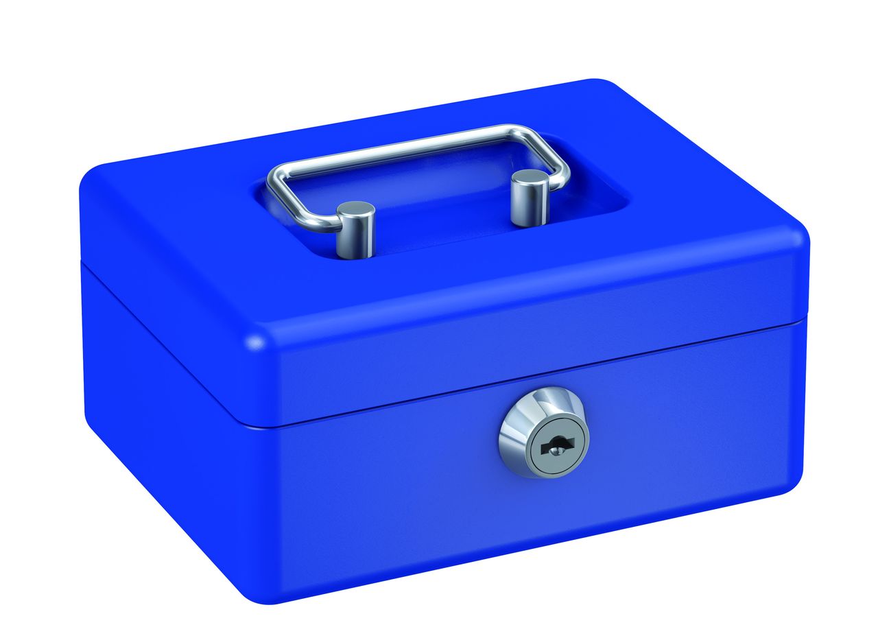 Basi Geldkassette - GK 10 - Blau - GK 10 - H60xB125xT95mm