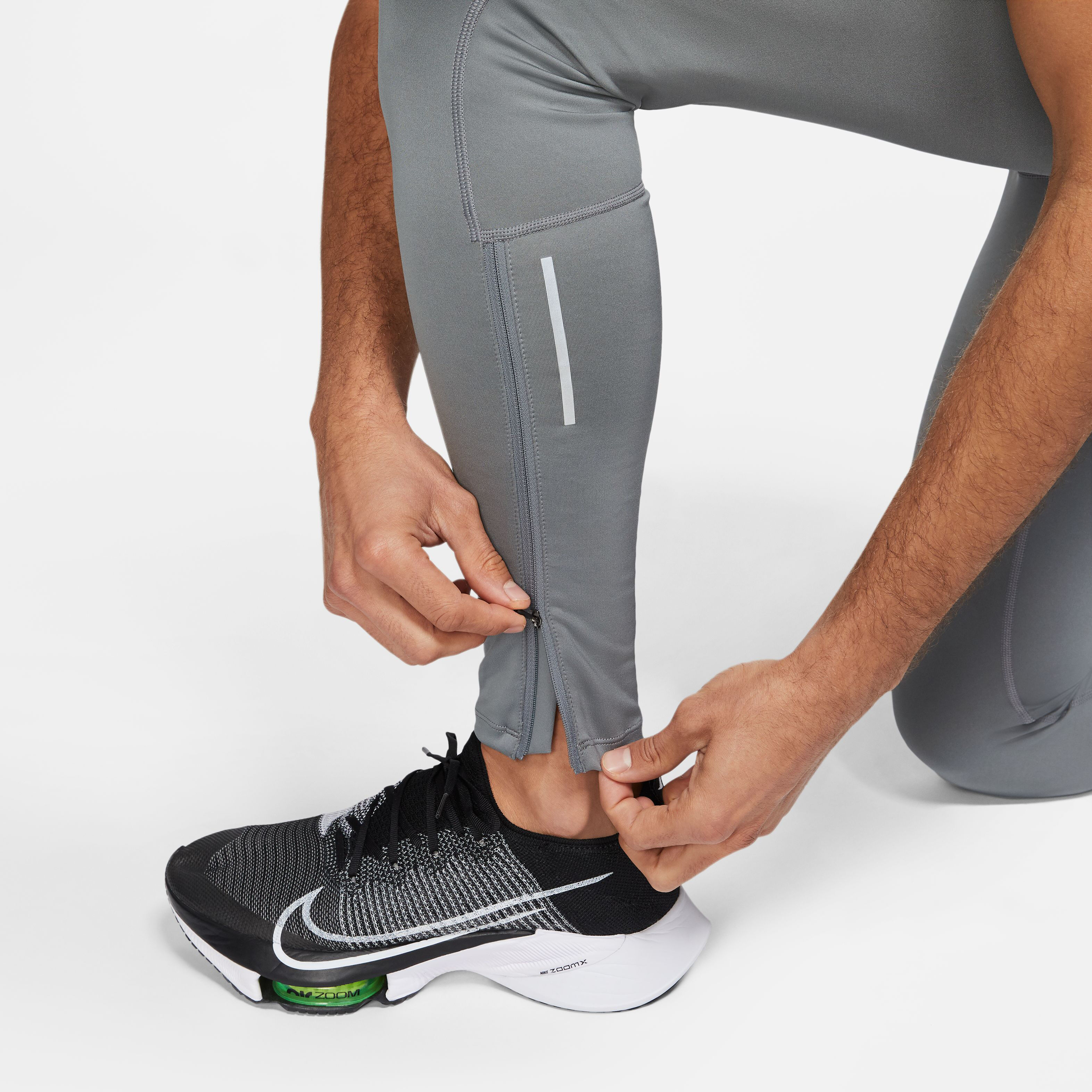 Dri-Fit Challenger Tight Herren - Grau, Silber