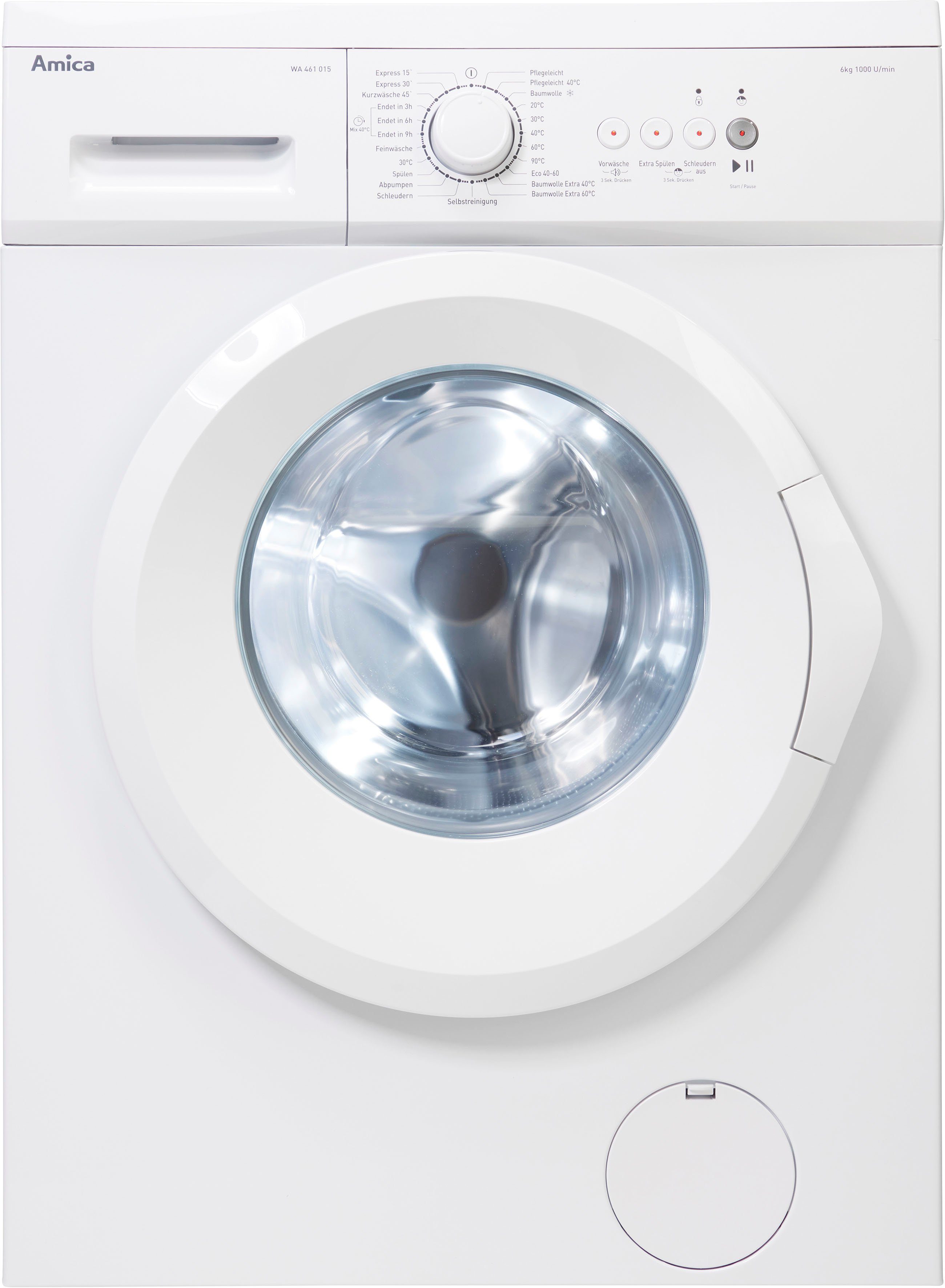 Amica Waschmaschine WA 461 015 W, 6 kg, 1000 U/min