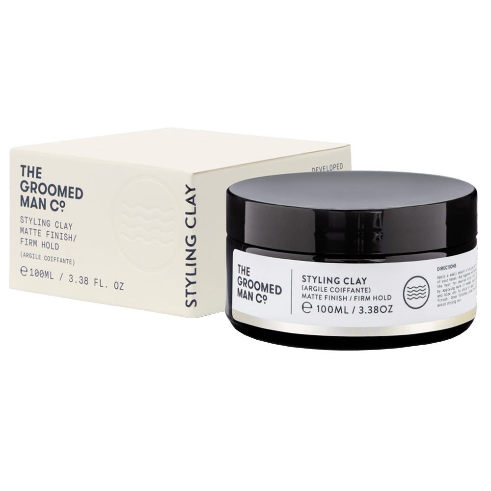 The Groomed Man Styling Clay Matte Finish Firm Hold 100 ml