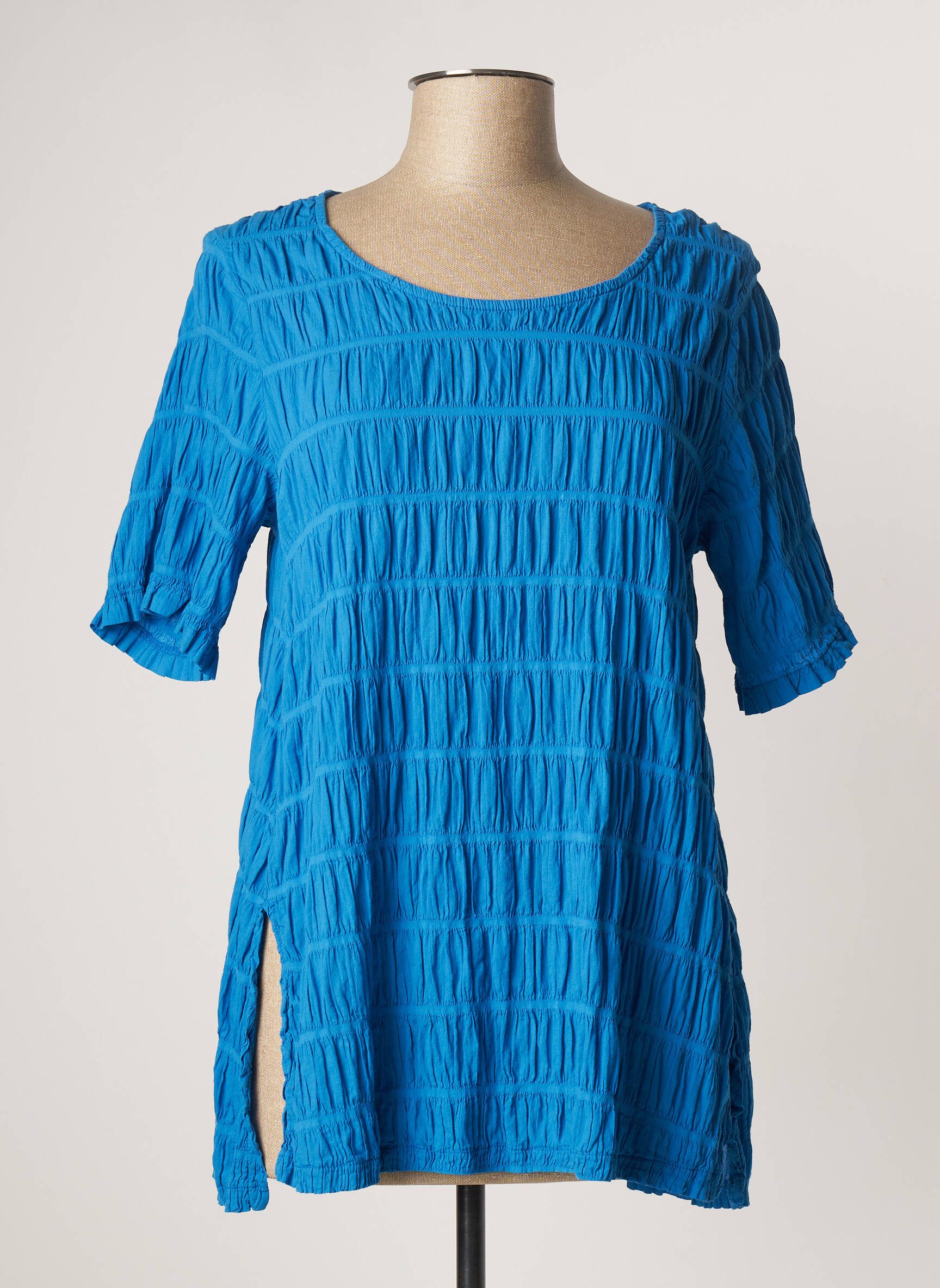 G Oze Tuniquemanchecourte Femme couleur bleu