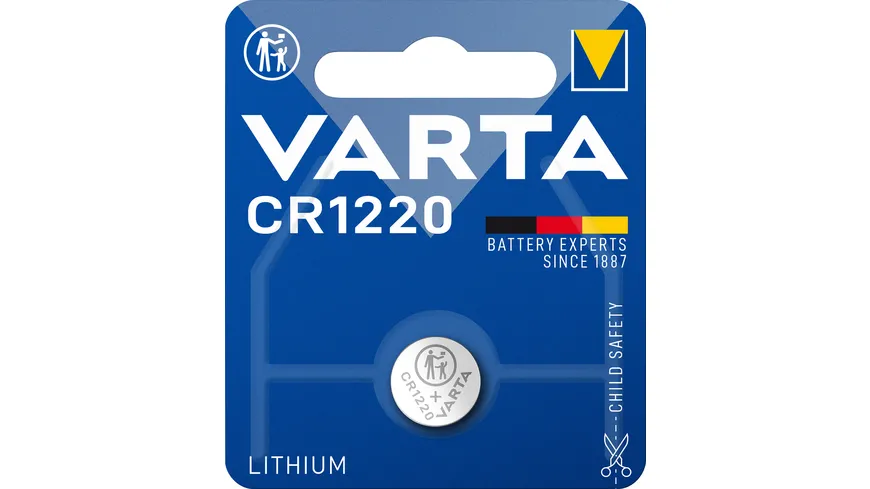VARTA LITHIUM Coin CR1220 Blister 1