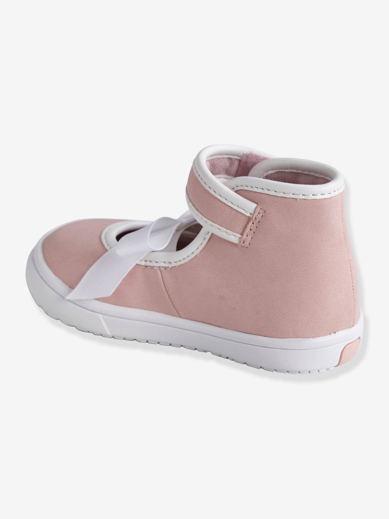 Baskets fantaisie bébé fille nude