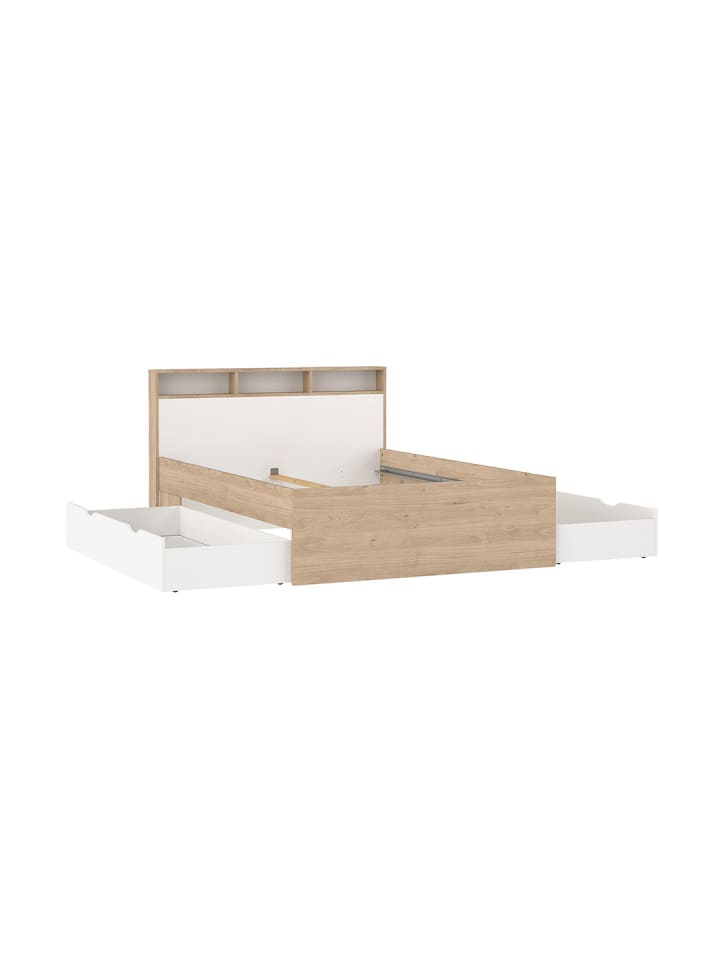 ebuy24 Bett Ikast Eiche 150 x 216 cm günstig kaufen onesize