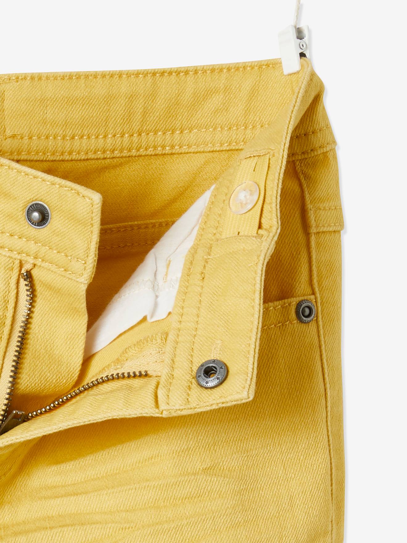 Pantalon slim MorphologiK tour de hanches FIN garçon jaune