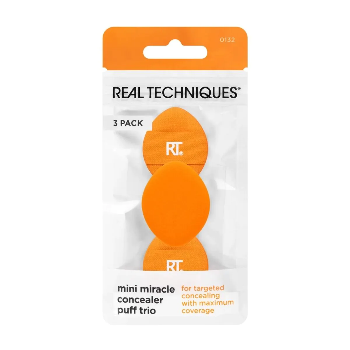 „Real Techniques Aplikator Mini Miracle“ maskuoklio pudros trio