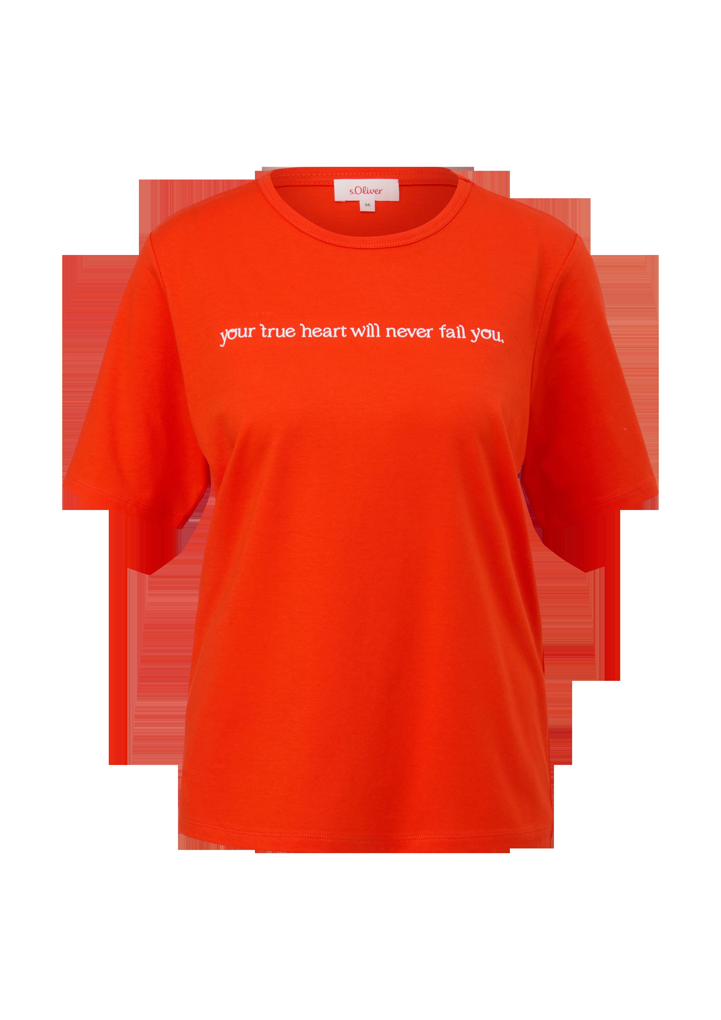 T-Shirt mit Frontprint  2132331-25D0