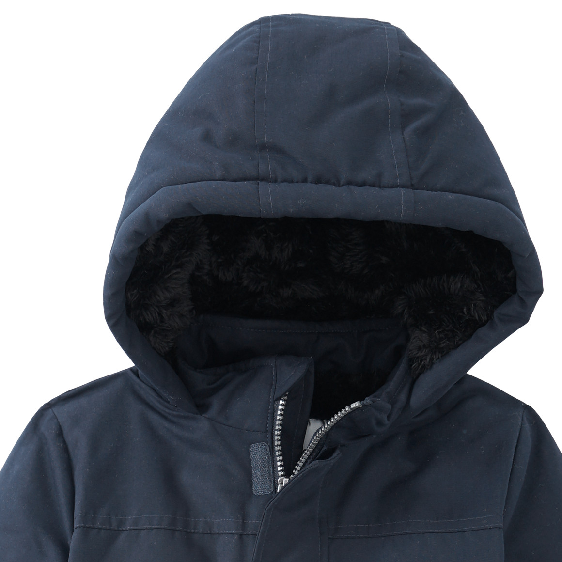 Jungen Parka mit Teddyplüsch