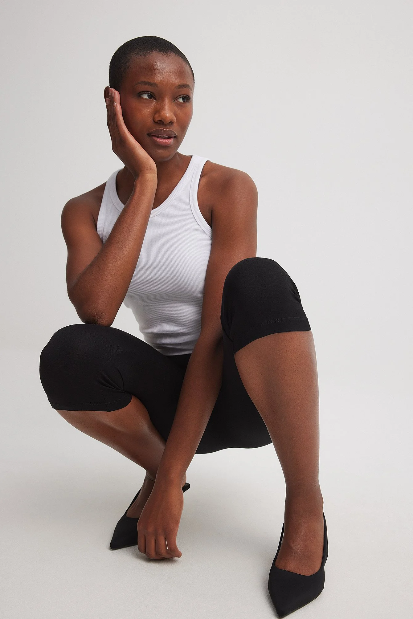 Capri-Leggings aus Jersey