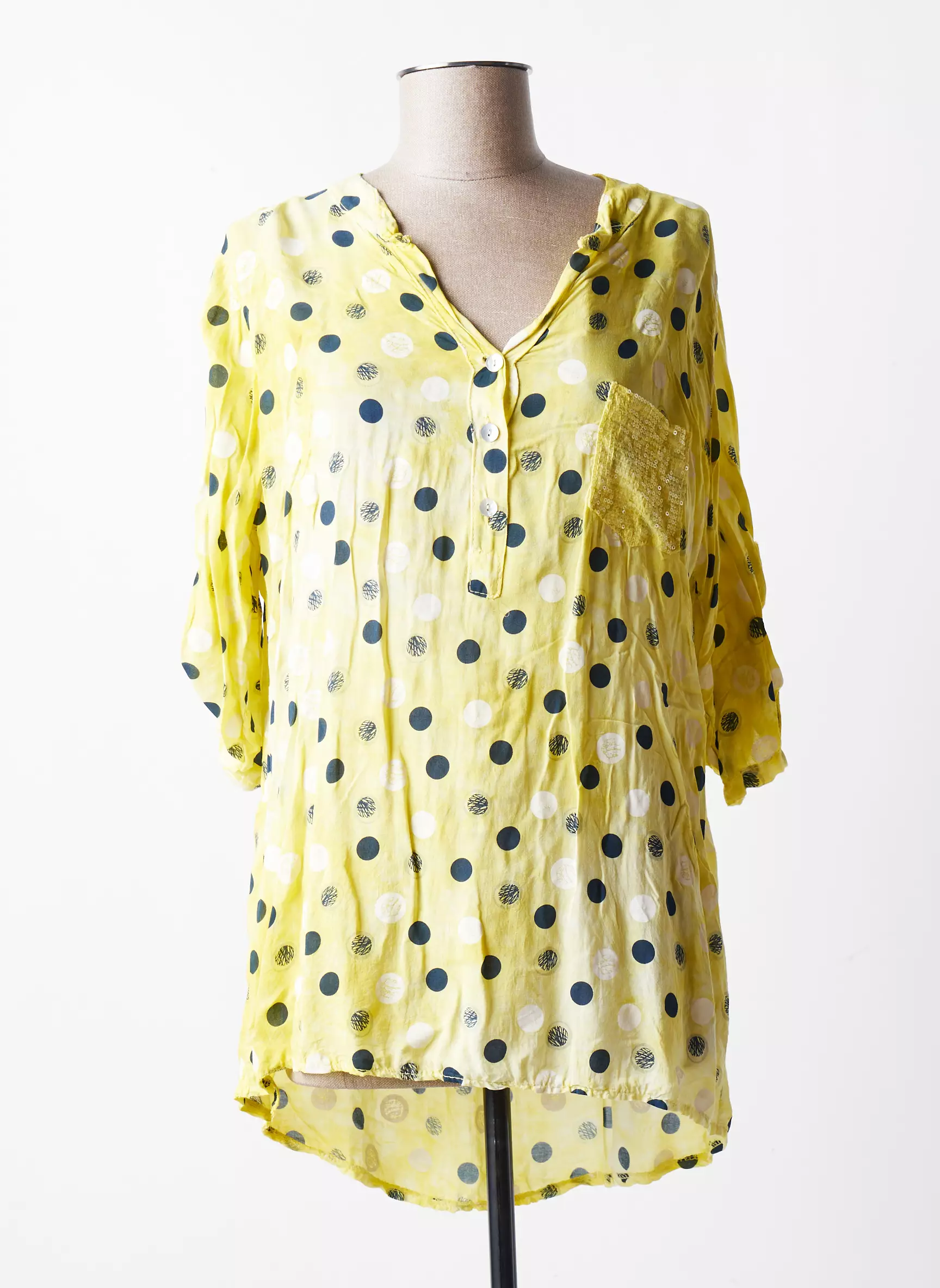 Quattro Blouses Femme couleur jaune