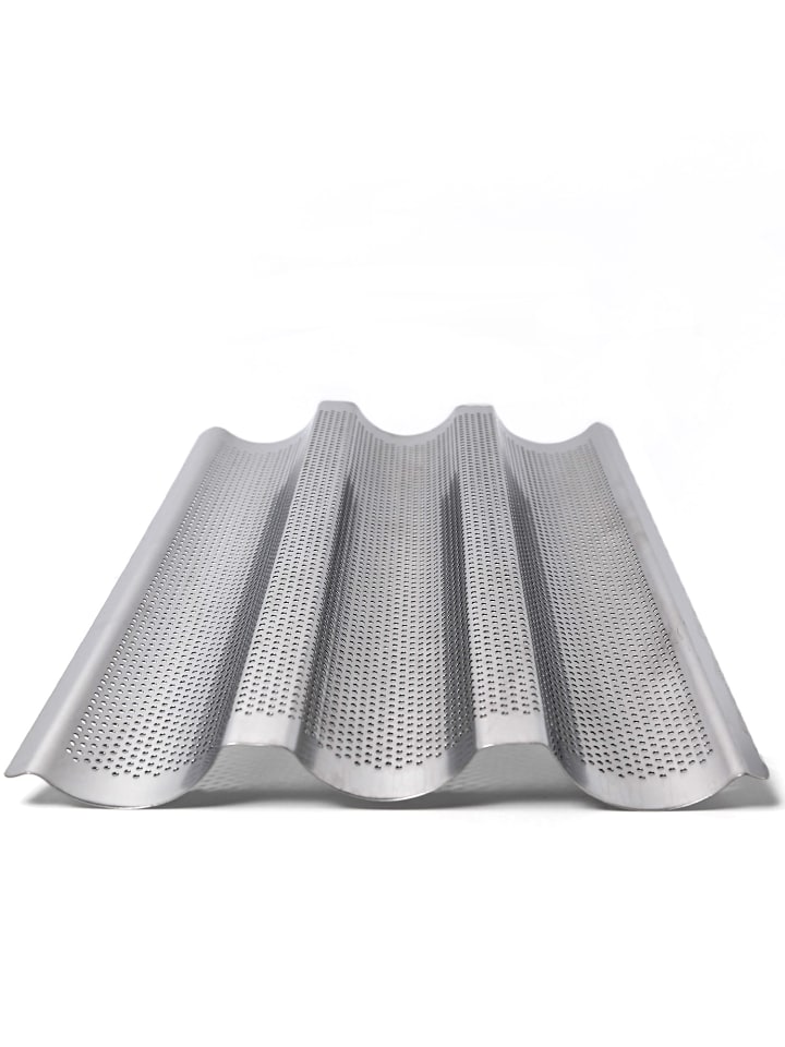 GAUMENKICK Baguetteblech aus Edelstahl in silber - 38cm günstig kaufen onesize