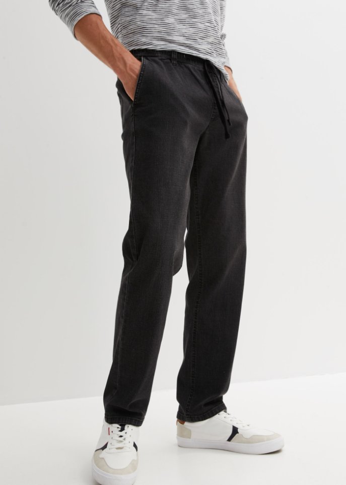 Regular Fit Schlupfjeans mit Komfortschnitt, Straight