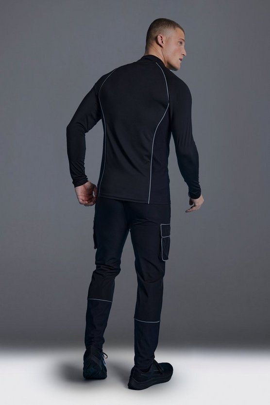 Man Active Mesh-Oberteil mit 1/4 Reißverschluss