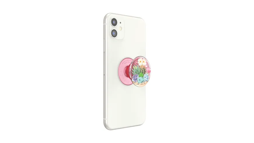 PopGrip - ausziehbarer Handy-Griff Handyhalter - Pokémon Bulbasaur Terrarium