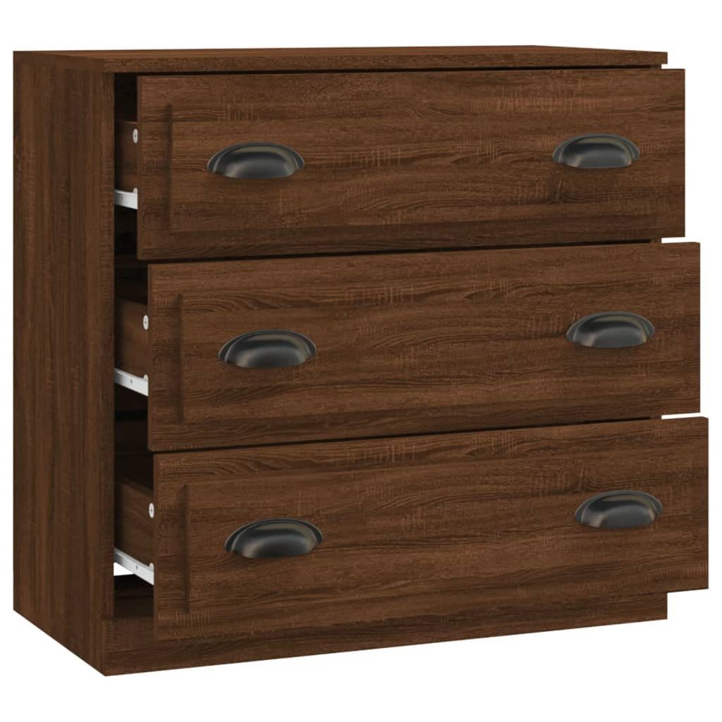 vidaXL Sideboard Sideboard Braun Eichen-Optik 70x35,5x67,5 cm Holzwerkstoff (1 St)