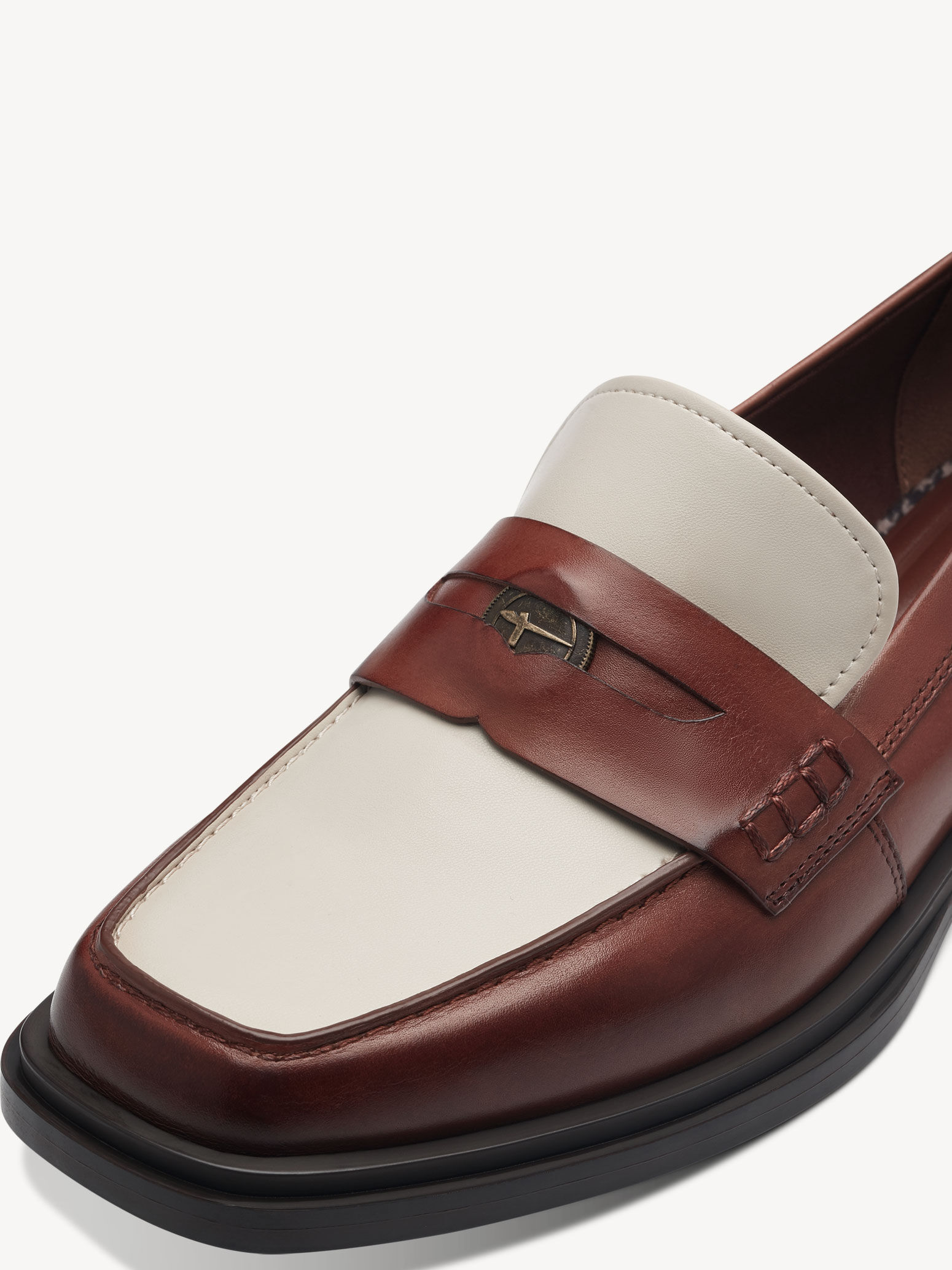 Slipper en cuir - marron