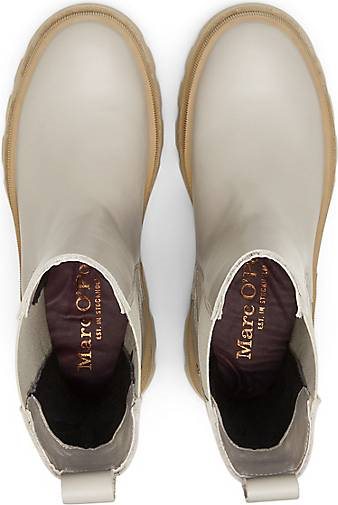 Marc O'Polo Hoher Chelsea-Boot aus glattem Kalbleder