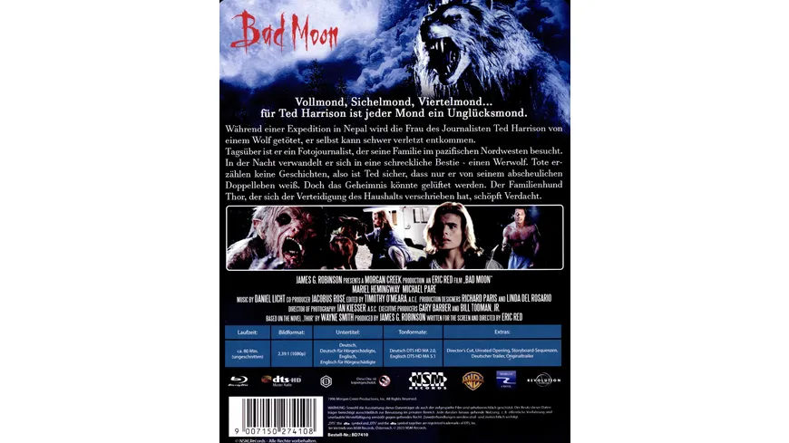 Bad Moon (uncut) (SteelBook)