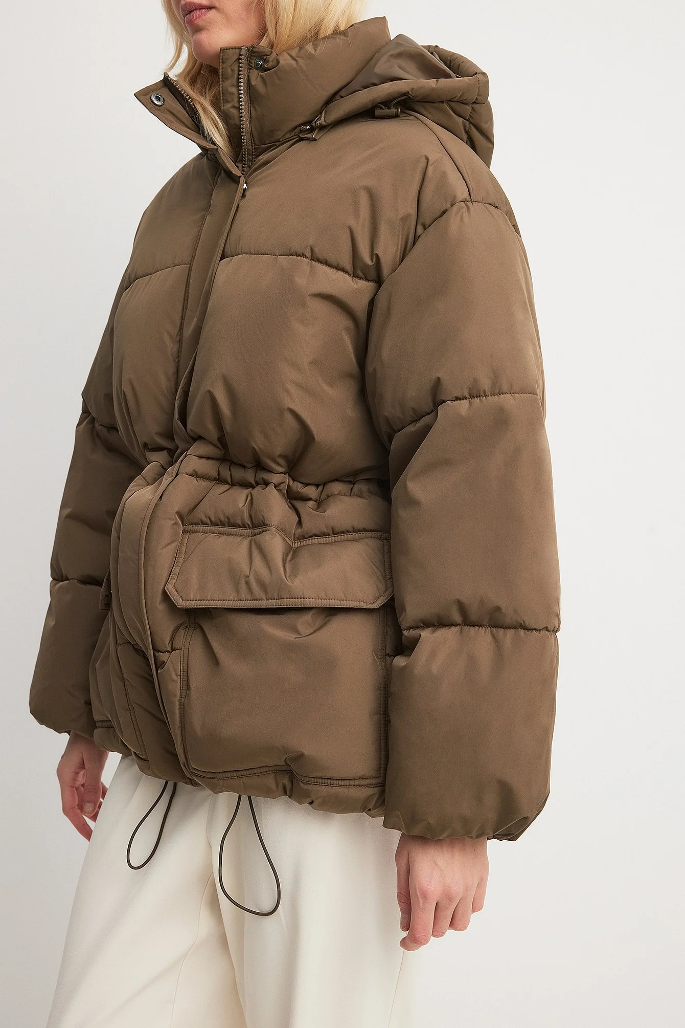 Oversized wattierte Jacke