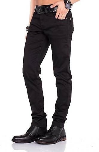 Cipo & Baxx Jeans mit schönem Gürtel in Straight Fit