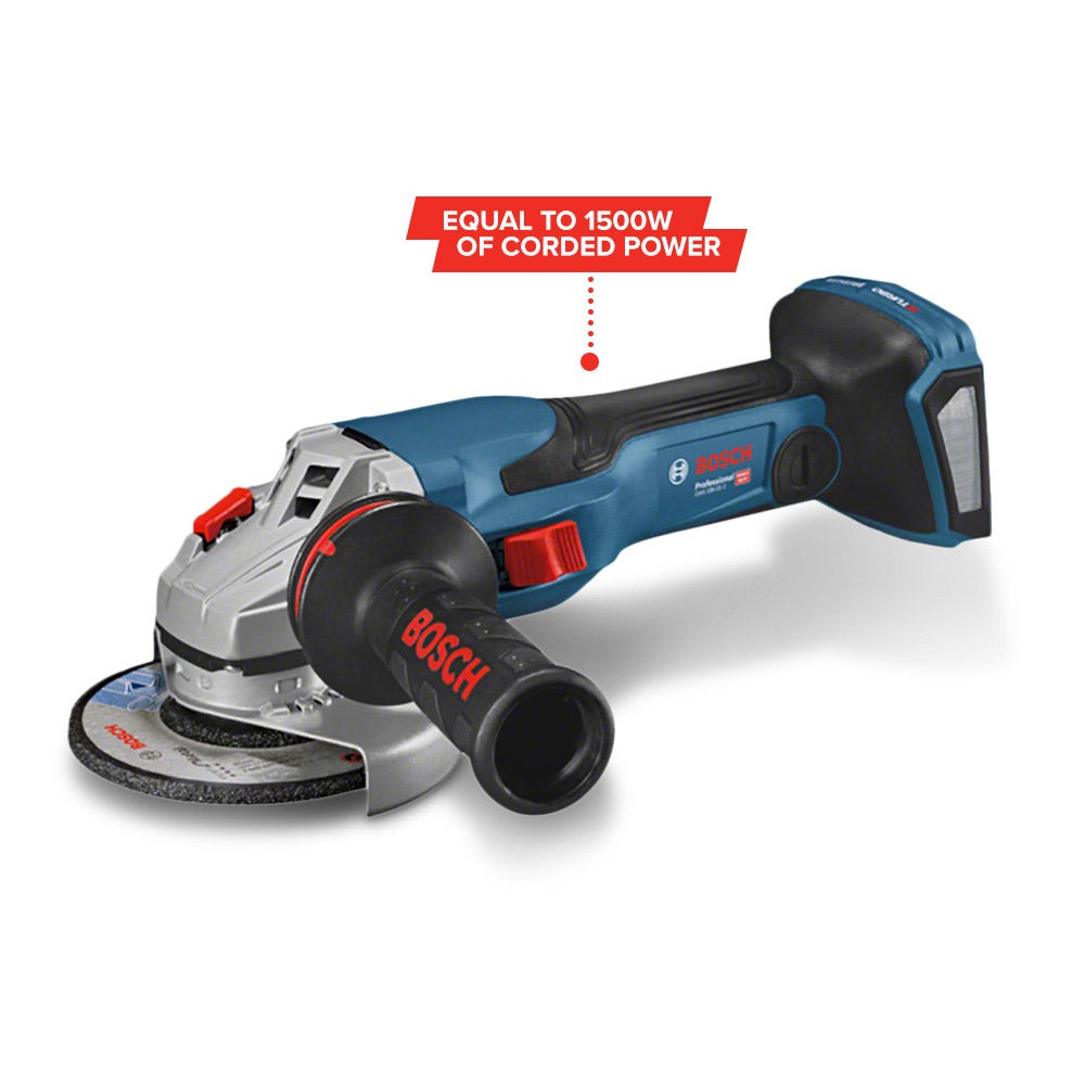 Esmerilhadeira angular sem escova BOSCH 18V BITURBO 125 mm Skin GWS 18V-15 C