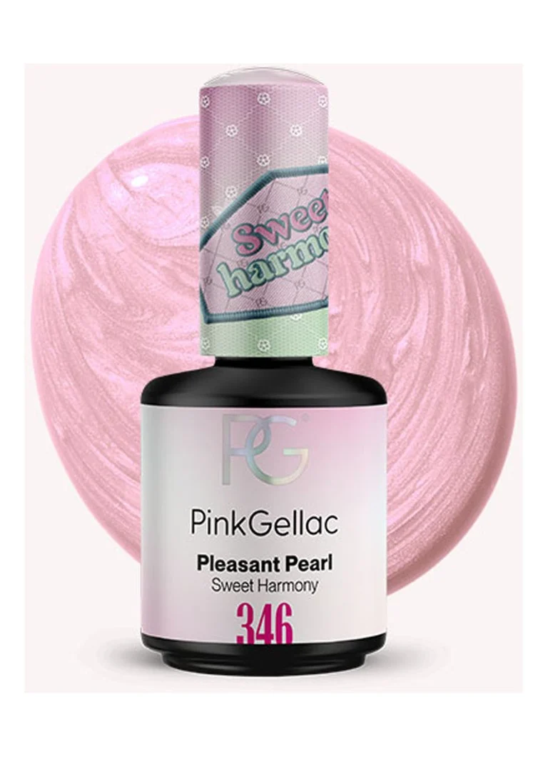 Pink Gellac 346 Pleasant Pearl - gelinis nagų lakas