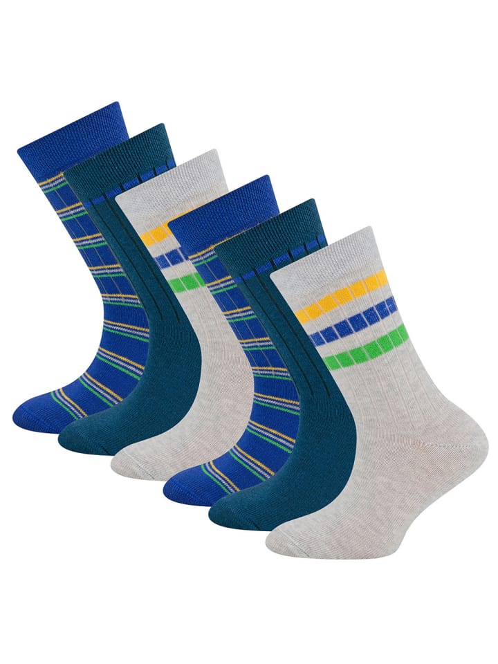 ewers 6er-Set Socken 6er Pack Streifen/Ringel in blau günstig kaufen