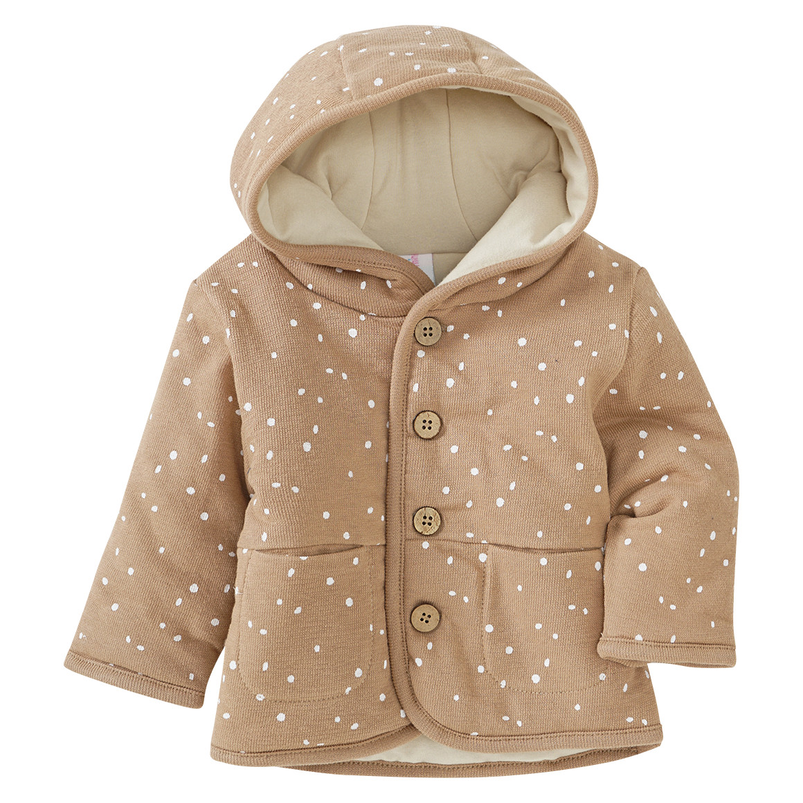 Newborn Jacke mit Kapuze