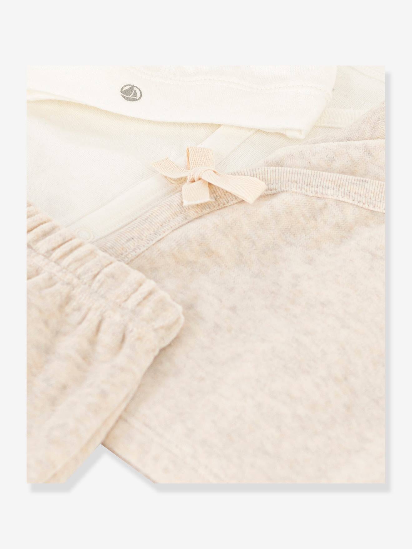 Petit Bateau 4-teiliges Baby-Set PETIT BATEAU - grau meliert