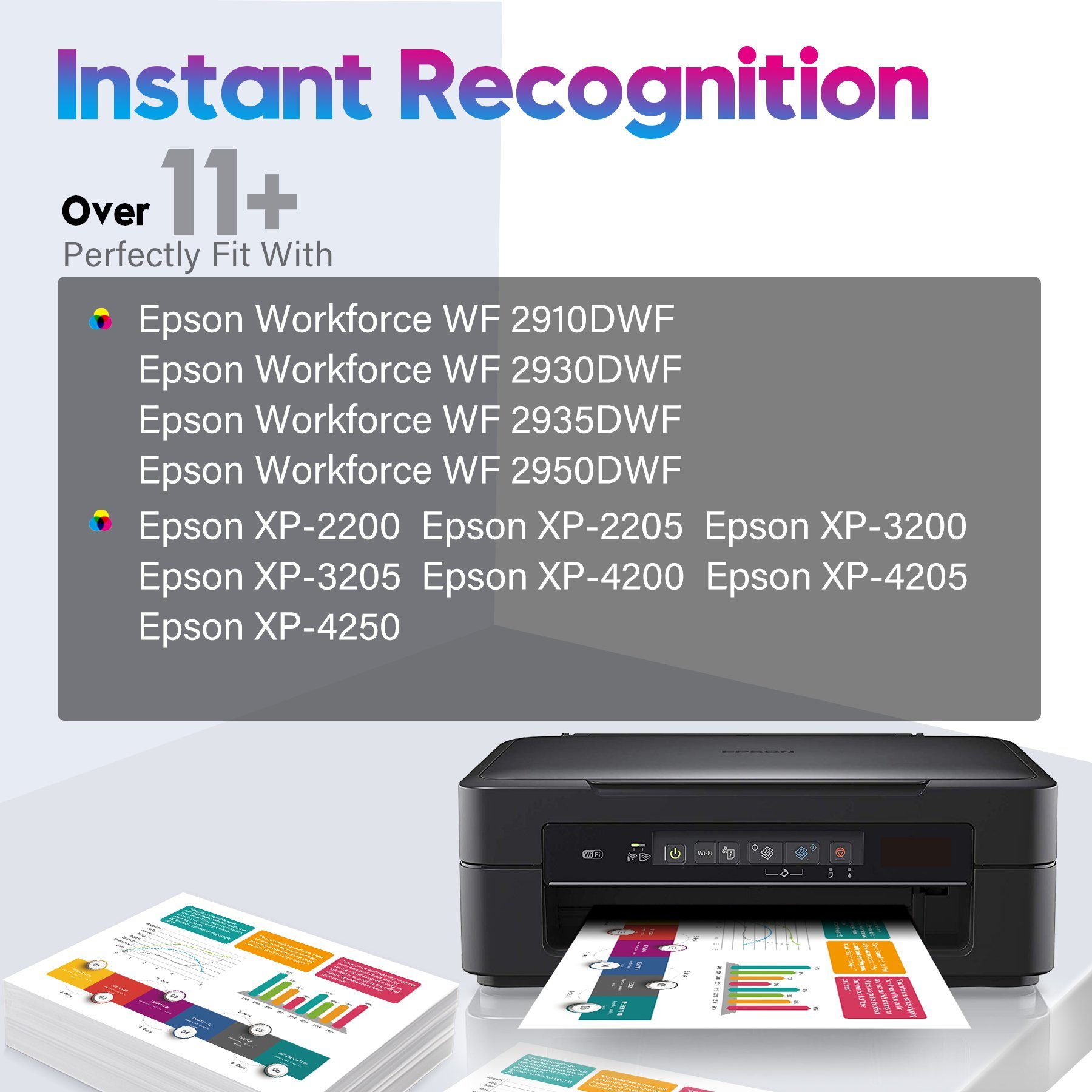 ONLYU 10er Pack 604 Kompatible Multipack für Epson 604XL Tintenpatrone (für XP-3200 XP-2205 XP-3205 XP-4200 XP-4205, WF-2910 WF-2930 WF-2935 WF-2950)