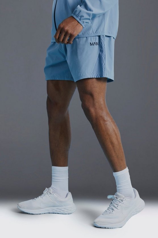 Man Active Shorts mit Print