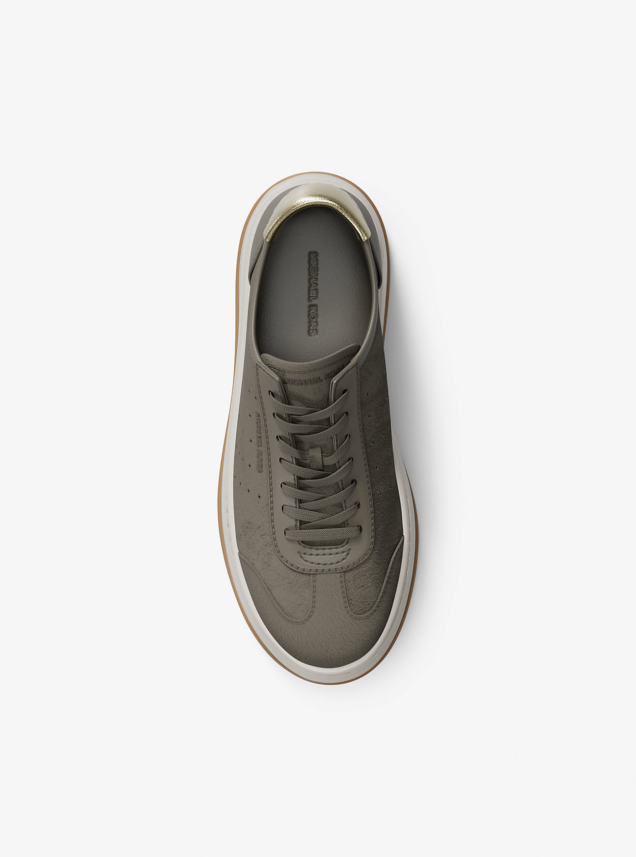 Sneakers con plateau in pelle Hayes - BIRCH