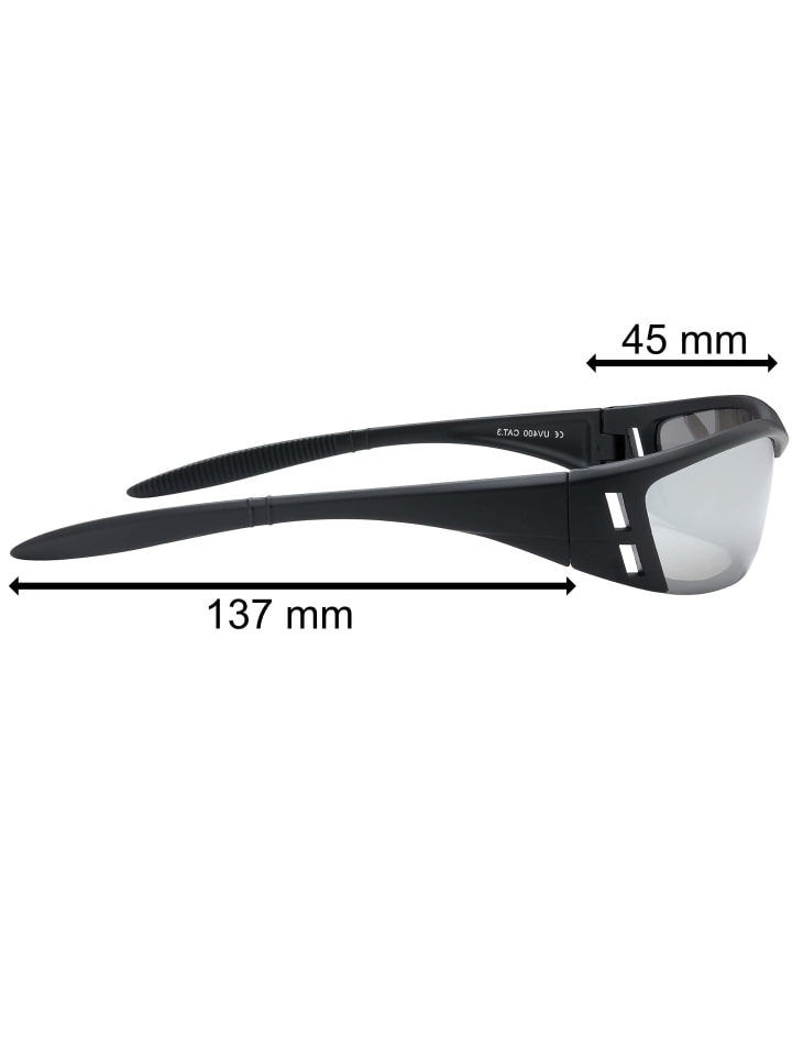 BEZLIT Sport Sonnenbrille in Silber Verspiegelt günstig kaufen onesize