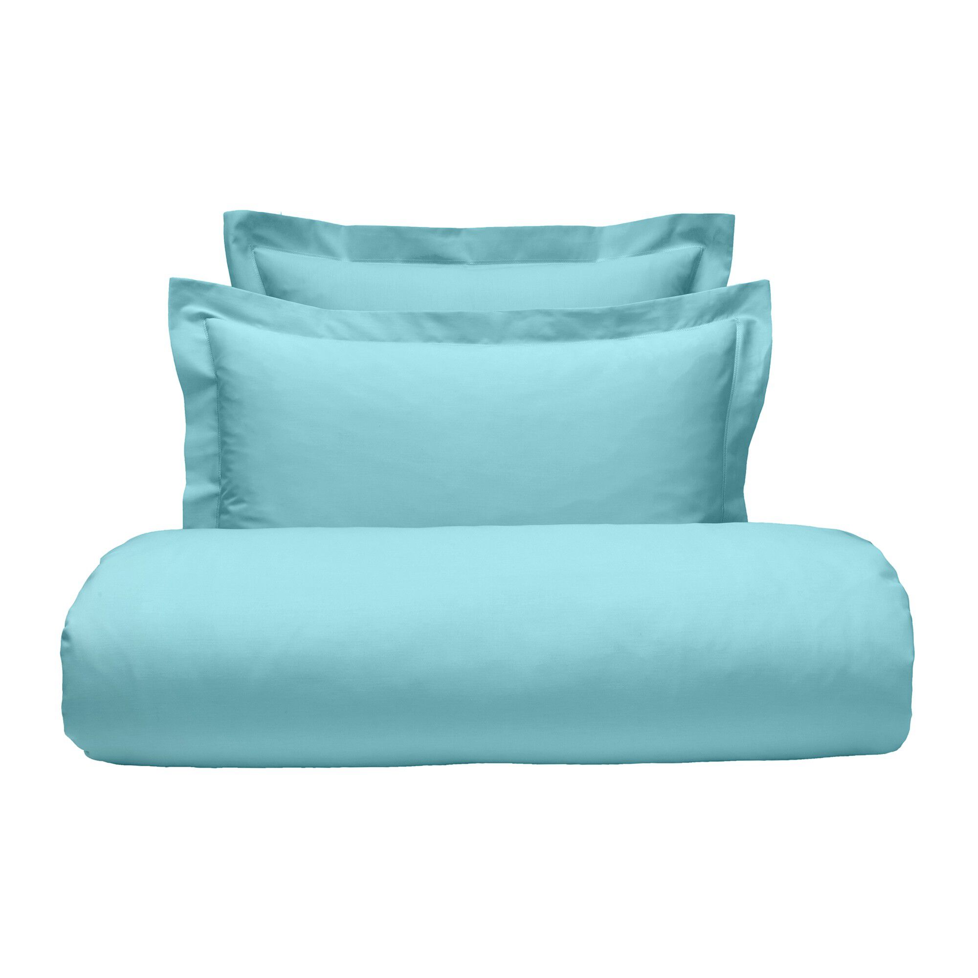 Linge de lit uni polyester-coton Colombine