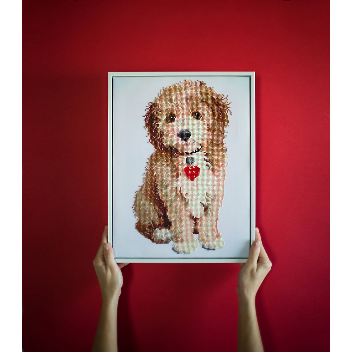 DIAMOND DOTZ® Original Diamond Painting Hund "Lovely Boy“ 32 x 42 cm ab 8 Jahren (DD6.007)