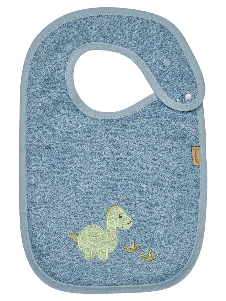 Sterntaler Lätzchen Druckknopf DINO Rexi in helles blau günstig kaufen onesize