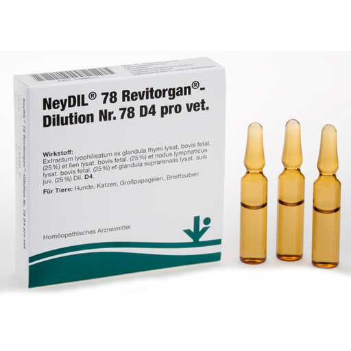 NEYDIL Nr.78 Revitorgan Dil.D 4 pro Ampullen vet.  5X2 ml  Ampullen