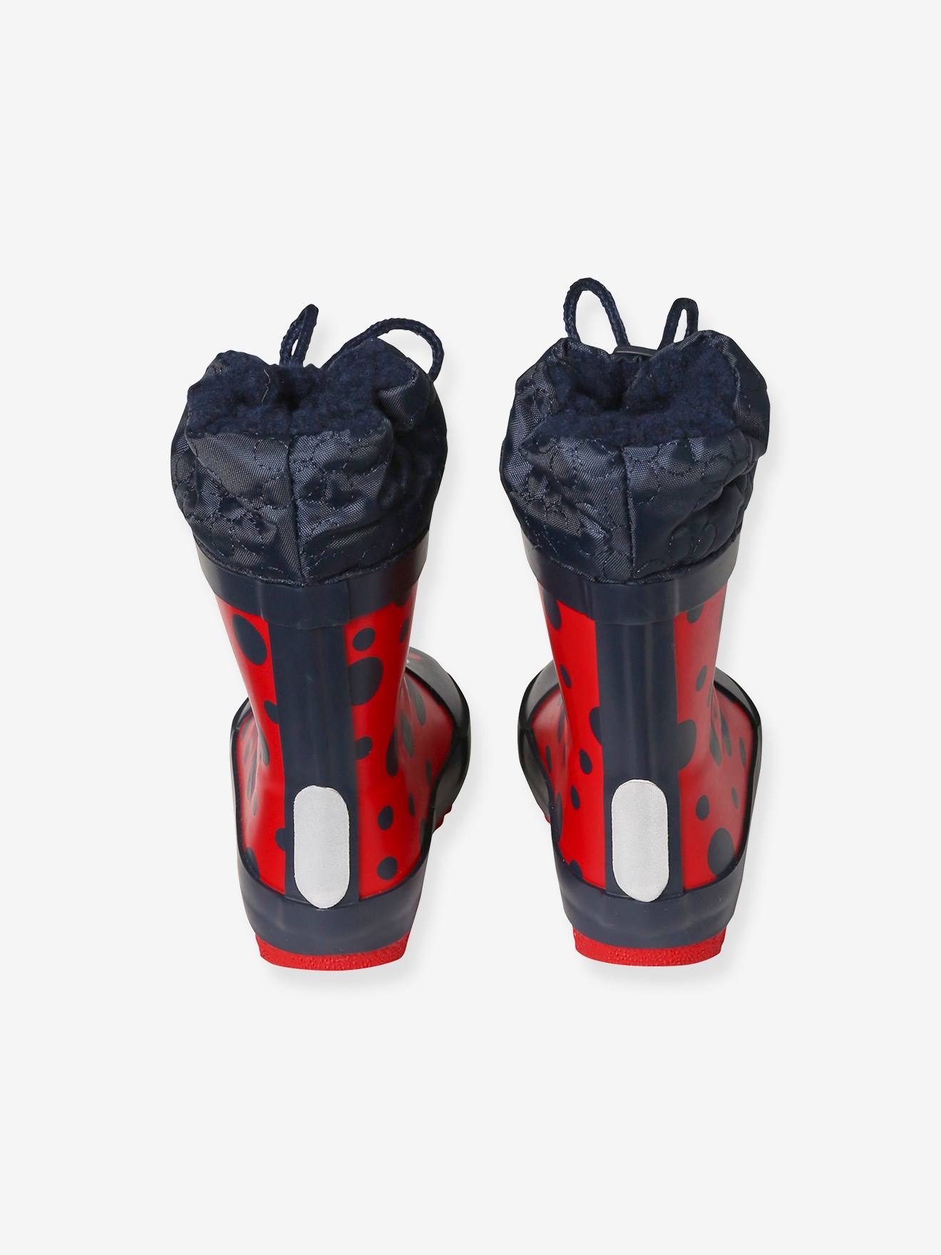 Vertbaudet Warme Baby Gummistiefel - rot