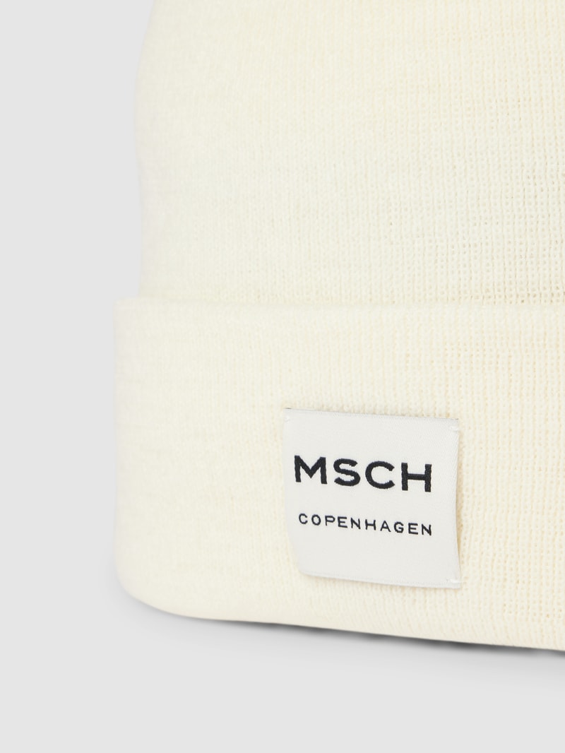 Beanie aus Woll-Mix Modell 'MOJO' in offwhite
